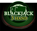 blackjack 3 hand - 8 goal table game