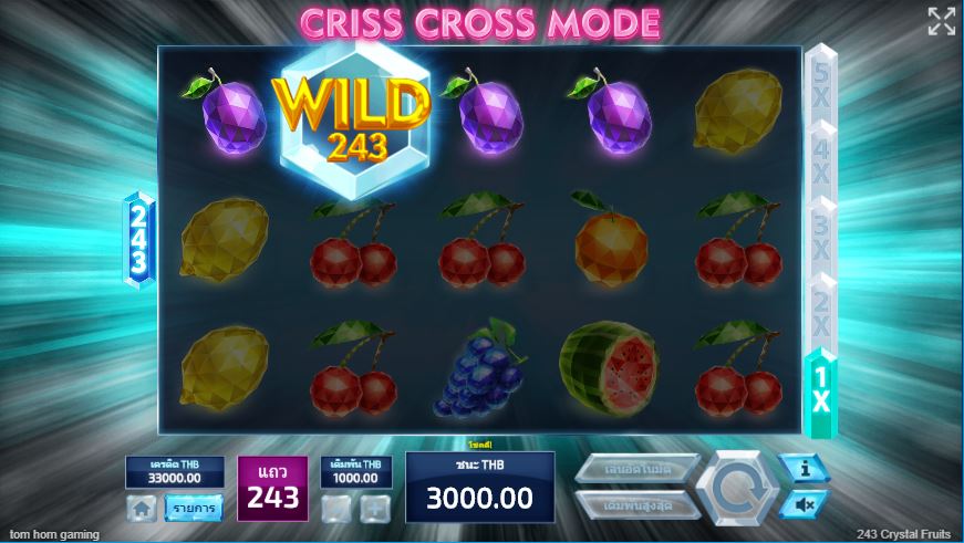 243 crystal fruits รีวิวเกมสล็อต