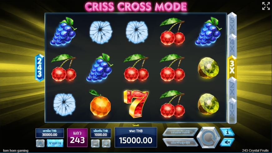 243 crystal fruits รีวิวเกมสล็อต
