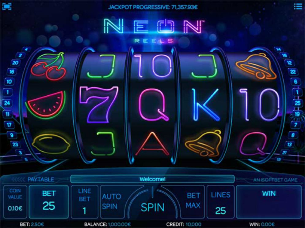 รับรางวัลใหญ่ด้วยการเล่น Neon Reels ที่ 8Goal