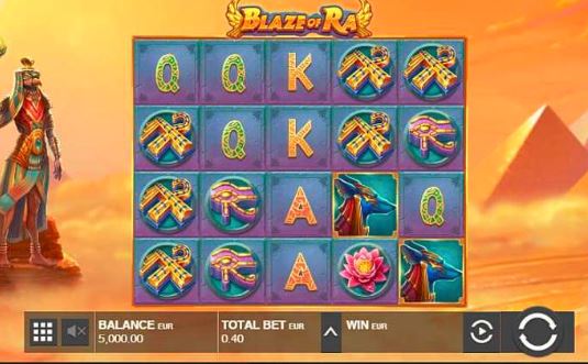 Blaze of Ra Slot Review - หมุนได้ฟรีหรือเล่นเพื่อเงินจริง